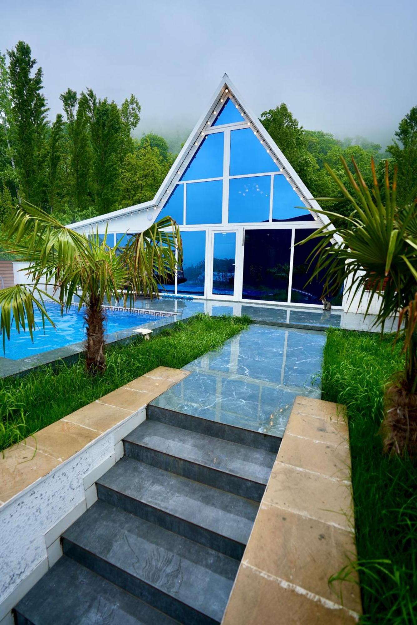 3Gozel Aframe Villa Gabala Exteriör bild